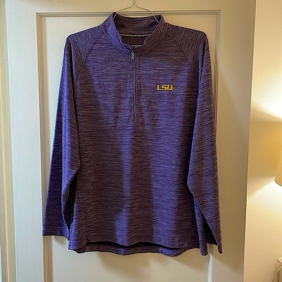 Tommy Bahama LSU Quarter Zip - Picture 1 of 3